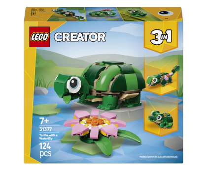 Klocki LEGO® LEGO CREATOR 31377 Żółw i kwiat lilii wodnej